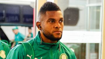 Miguel Borja, delantero colombiano de Palmeiras. 