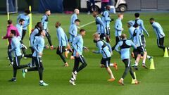 Entrenamiento del City.