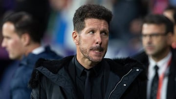 Diego Pablo Cholo Simeone contra la Real Sociedad.