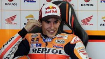 Marc Márquez acabó contento el día.