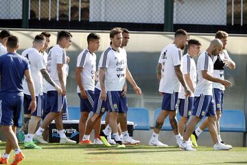Barcelona 01Junio 2018, España
Previa al Mundial 2018
Entrenamiento de la seleccion Argentina Ciudad Deportiva Joan Gamper, Barcelona.
Foto Ortiz Gustavo