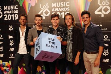 El grupo musical Dvicio.