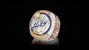 El anillo de campeonato de los Oklahoma City Thunder 2025 es una pieza personalizada que celebra su primer título.