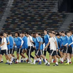 El entrenamiento del Real Madrid previo al partido ante Kashima