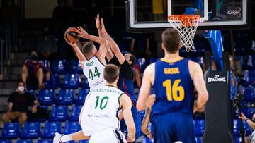 Barcelona - Joventut: resumen y resultado, Playoff ACB (94-73)