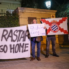 La afición del Espanyol vuelve a la carga contra la directiva: “Chen go home”
