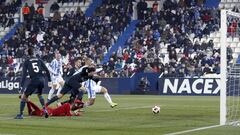 As&iacute; marc&oacute; Braithwaite el gol del Legan&eacute;s.