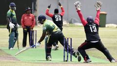 Ghanaian players appeal for a decision against a Nigerian batsman from the umpire during an International Cricket Council (ICC) World Twenty20 African &#039;A&#039; qualification match between Nigeria and Ghana in Lagos on April 17, 2018. 
 The inaugural 