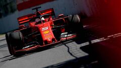Vettel (Ferrari SF90, Canad&aacute;. F1 2019). 