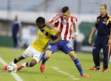 En primer plano: el empate 0-0 entre Colombia y Paraguay