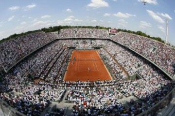 Panorámica de la pista central.