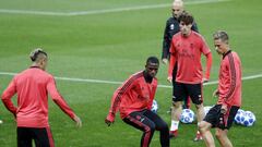 01/10/18  CHAMPIONS LEAGUE ENTRENAMIENTO REAL MADRID MOSCU VINICIUS GRUPO