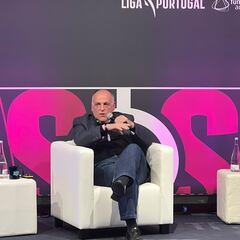 LaLiga president Javier Tebas discusses the European Super League at the Thinking Football Summit