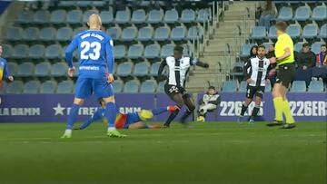 El Andorra se quedó con uno menos a los... ¡50 segundos!