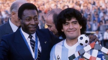 ¿Jugó alguna vez Maradona contra Pelé un partido oficial?