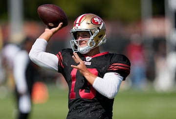 Brock Purdy is preparing for his second season as starting quarterback in the NFL.