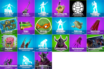 fortnite evento cowabunga tortugas ninja maestro astilla splinter despedazador shredder