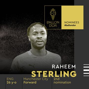 Raheem Sterling, jugador del Manchester City.