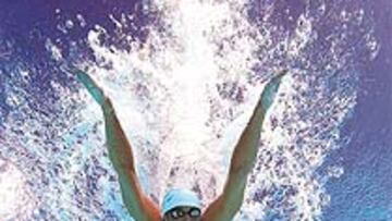 <b>MANOS COMO TIJERAS. </b>No es Alien, no es una mutación: es Phelps.