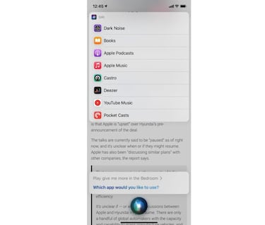 Siri ya te deja elegir la app de música en la que quieres escuchar tus temas