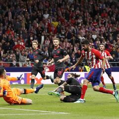 Costa anotó el gol 7.000 en la historia del Atlético de Madrid