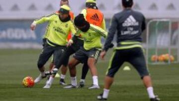 Sergio Ramos, en la última sesión del año.