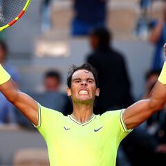 Nadal: "El primer set y medio ha sido fantástico, dificil mejorarlo"