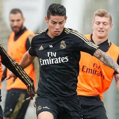 Ensayo general del Madrid antes de la visita a París