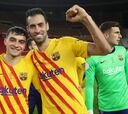 Busquets, Pedri y Piqué, los más 'pulcros' de la plantilla