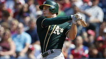 El 3B de los Athletics se mostró fuerte en la zona caliente del diamante. 