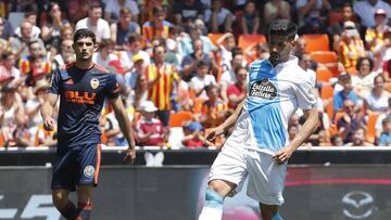 20/05/18 PARTIDO PRIMERA DIVISION
 LIGA SANTADER
 JORNADA 38
 VALENCIA CF - DEPORTIVO DE LA CORU&Ntilde;A 
 GUEDES
 JUANFRAN