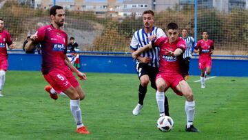 Imagen del partido entre el Alavés B y el Arnedo