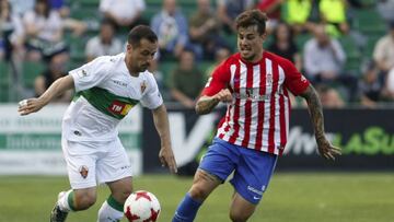 Dos goles de Nino dan vida al Elche para la vuelta en Mareo