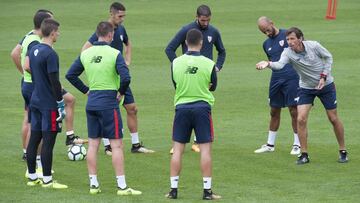 Ziganda ha programado tres sesiones a puerta cerrada para preparar el partido.