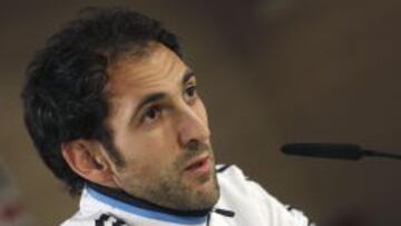 Diego López durante la rueda de prensa previa al partido de mañana frente el Rayo.