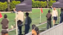 Messi no pudo contenerse dejando un gran gesto durante un juego de sus hijos