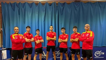 La selección española masculina antes del Europeo de Zadar