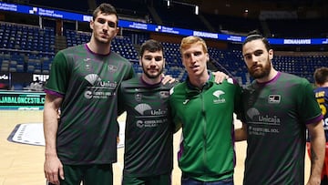 De izquierda a derecha Rubén Guerrero, Darío Brizuela, Alberto Díaz y Francis Alonso.