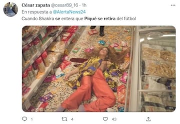 La retirada de Piqué provoca una lluvia de memes en redes