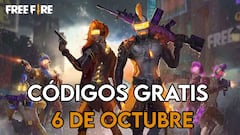 Free Fire | Códigos de hoy domingo 6 de octubre de 2024: recompensas gratis