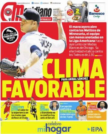 Portadas de la prensa deportiva