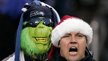 Richard Sherman se vistió del Grinch y robo la navidad a Goff