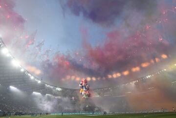 Ceremonia de apertura de la Euro 2020 en el estadio Olí­mpico de Roma.