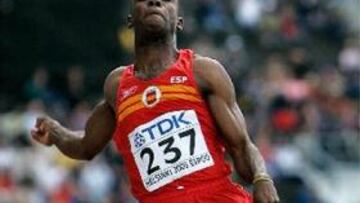 <b>MEDALLA DE CHOCOLATE.</b> Joan Lino Martínez fue bronce durante muchos minutos, pero el público elevó al finlandés Evila un centímetro por delante del español.