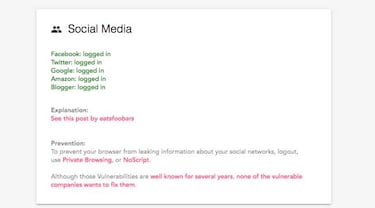 Cómo saber qué datos privados de usuario guarda un navegador web