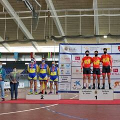 El ciclista paralímpico Alfonso Cabello, campeón de España en velocidad por equipos
