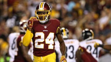 El cornerback se despide del FedEx Field tras cuatro años en la capital y ahora tendrá la ardua tarea de encontrar equipo a los 32 años.
