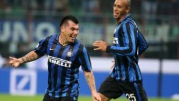 Gary Medel es una de las figuras del Inter, que es líder en Italia.
