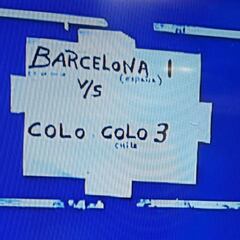 El burlesco cartel que apareció afuera del camarín albo