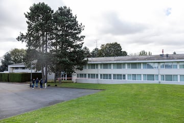 Panorámica del hotel de concentración del Real Madrid en Lille. 